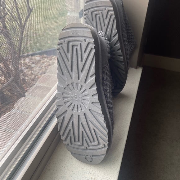 UGG Tall Solene Charcoal Knit Sweater Weather - Picture 12 of 14